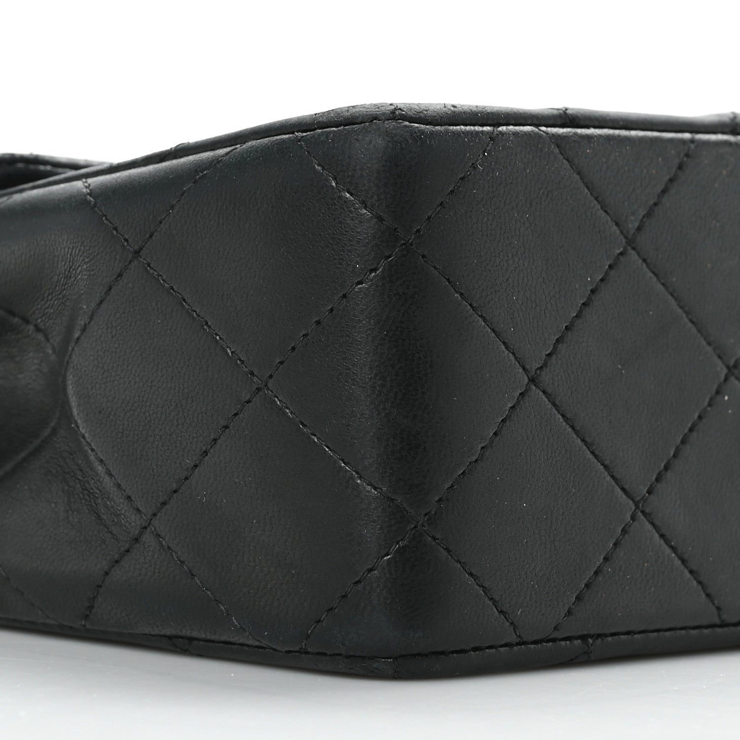 Chanel Lambskin Quilted Mini Square Flap Bag Black 14 of 18