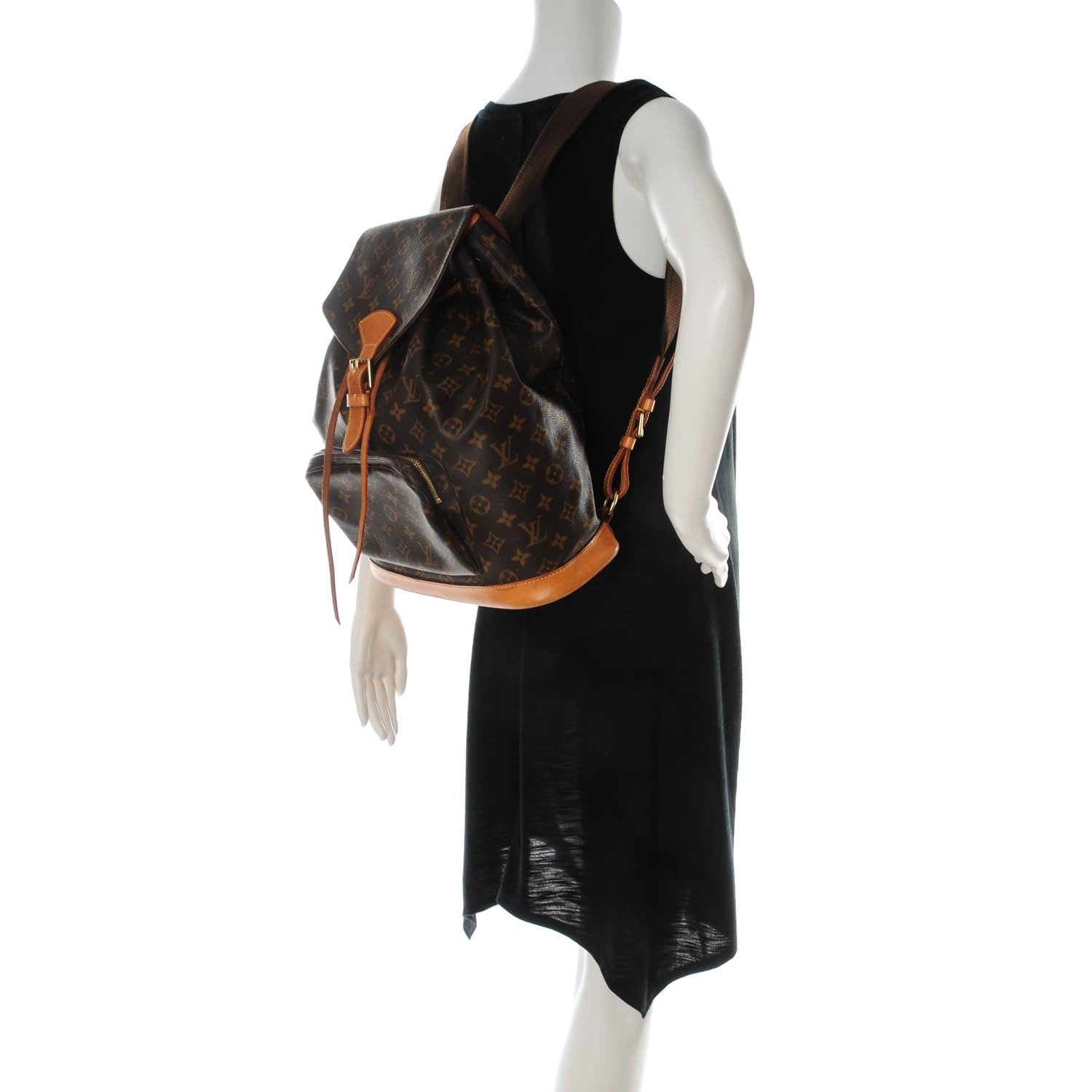 Louis Vuitton Monogram Montsouris GM Backpack 2 of 10