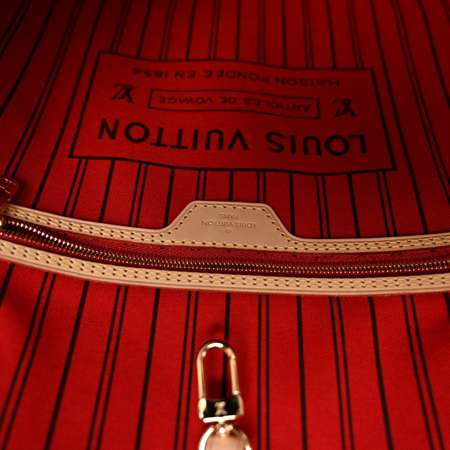 Monogram Neo Neverfull MM Cherry