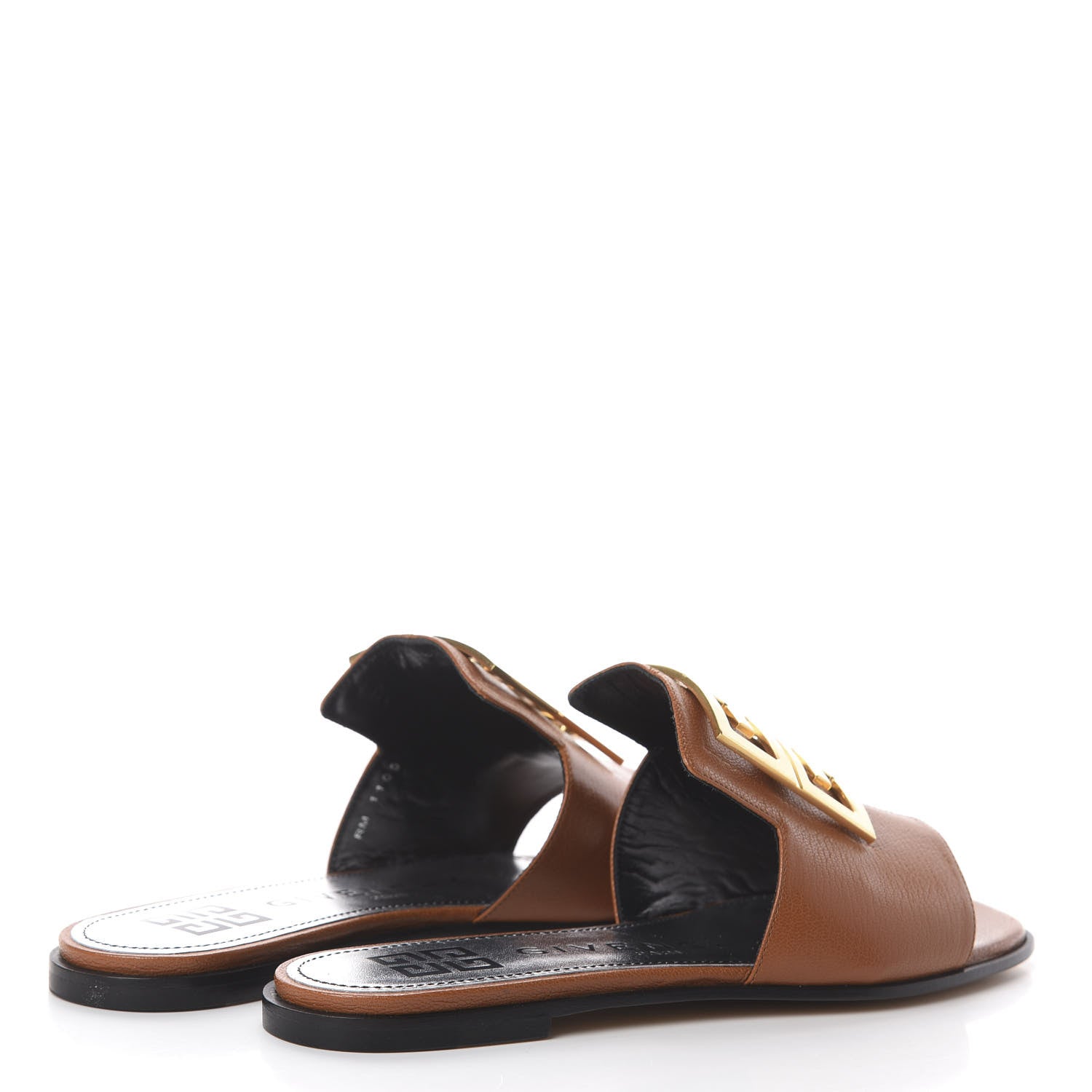 Givenchy Goatskin 4G Flat Sandals 35 Brown 4 of 7