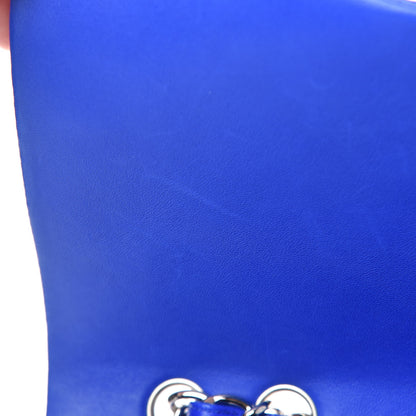 Chanel Lambskin Quilted Jumbo Single Flap Blue 10 of 15