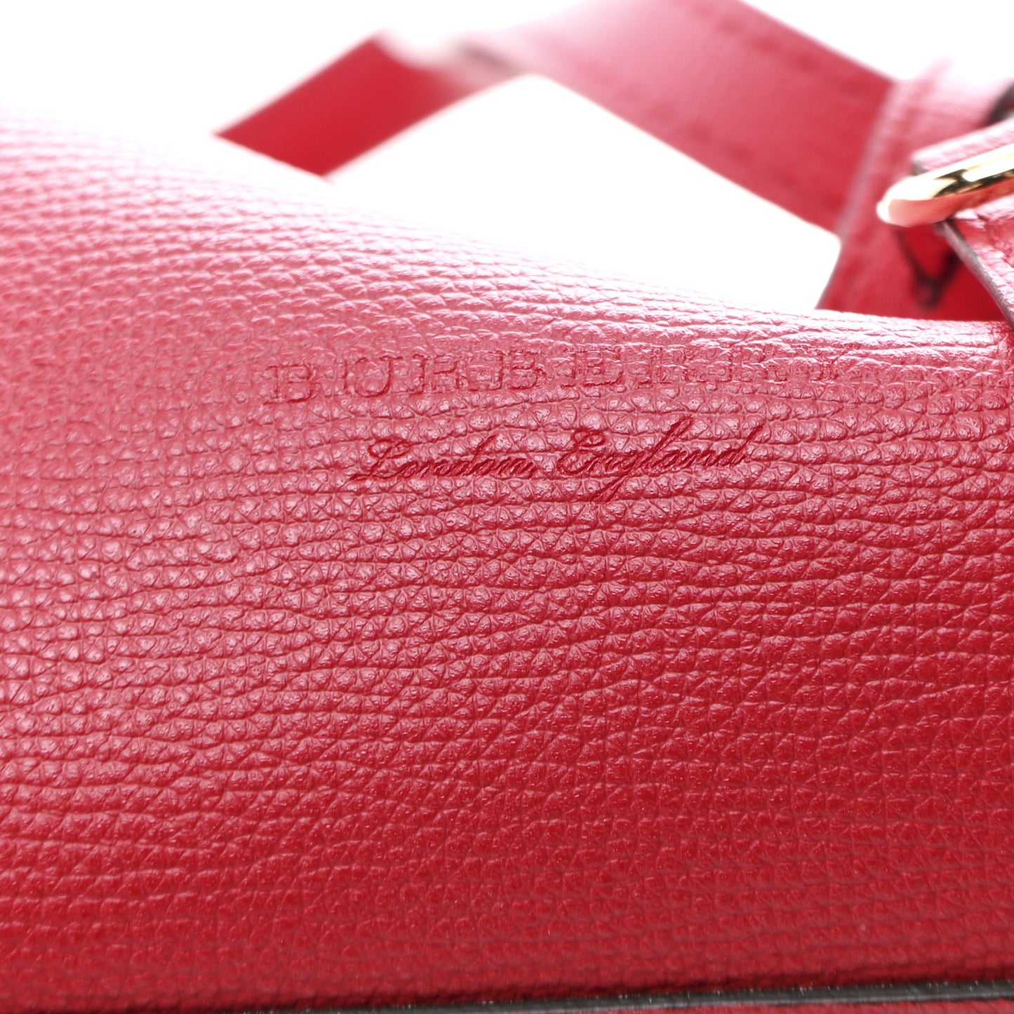 Haymarket Check Medium Reversible Tote Poppy Red