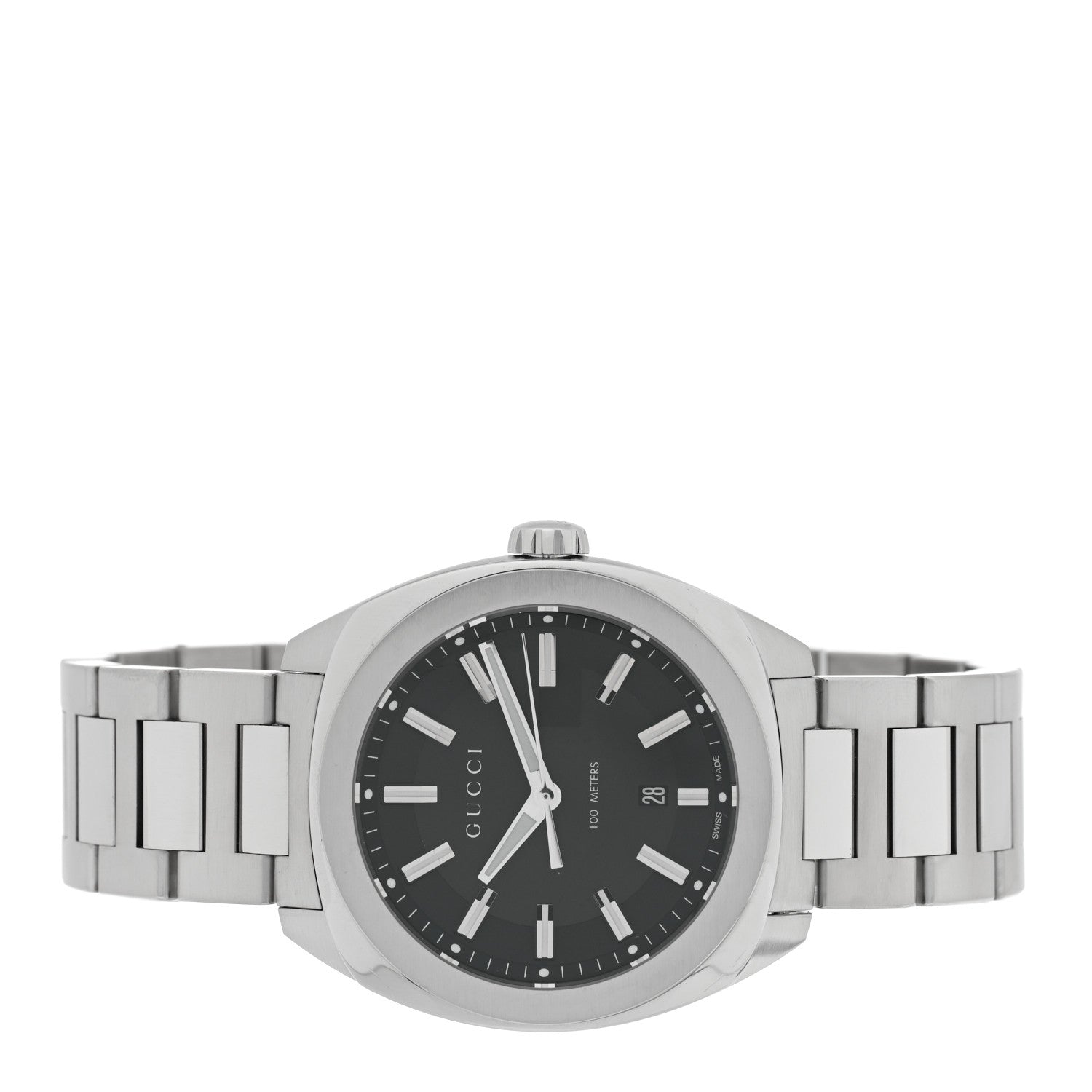 Gucci Stainless Steel 40mm GG2570 Quartz Watch Black 2 of 4