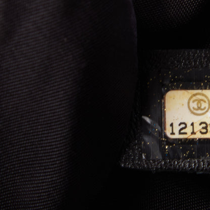Chanel Coated Canvas Paris Biarritz Messenger Flap Black 9 of 9