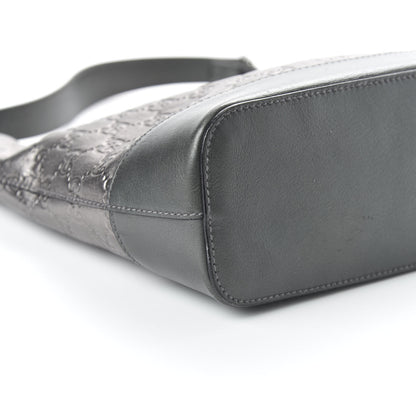 Gucci Guccissima Small Shoulder Bag Pewter 6 of 10