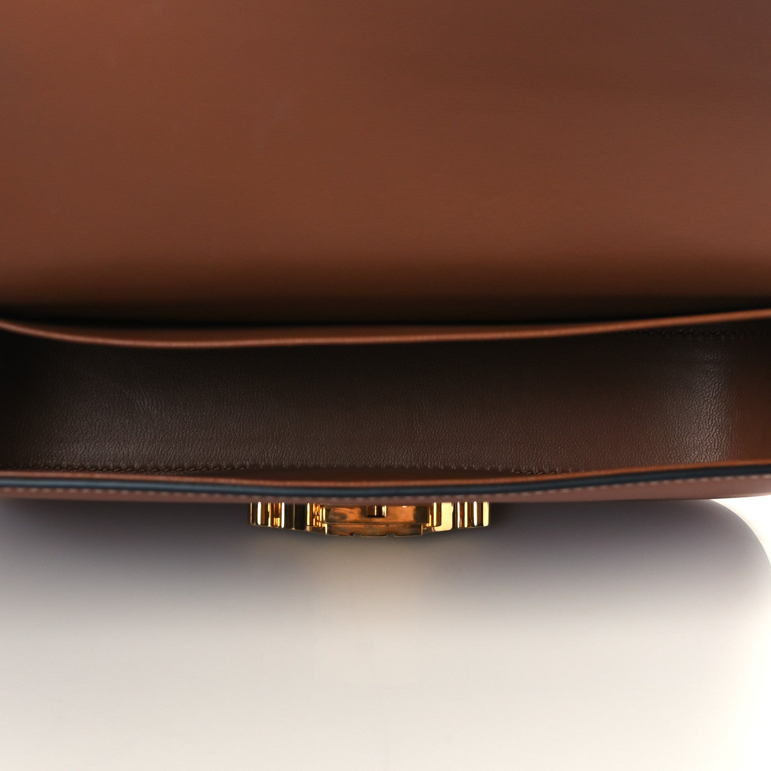 Celine Natural Calfskin Triomphe Shoulder Bag Tan 5 of 10