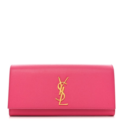 Saint Laurent Grain De Poudre Classic Monogram Cassandre Clutch 1 of 9
