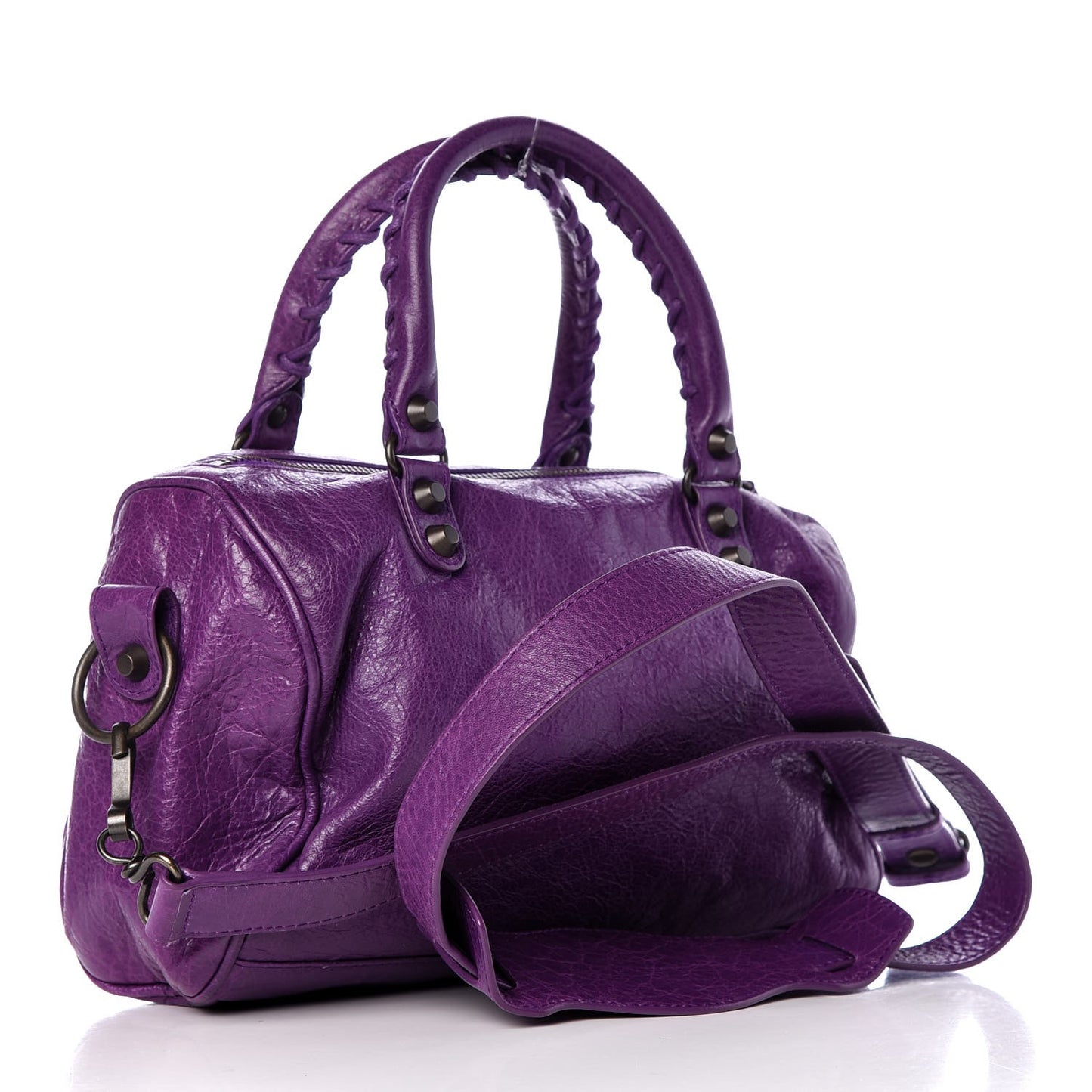 Agneau Classic Hardware Mini Twiggy Ultraviolet