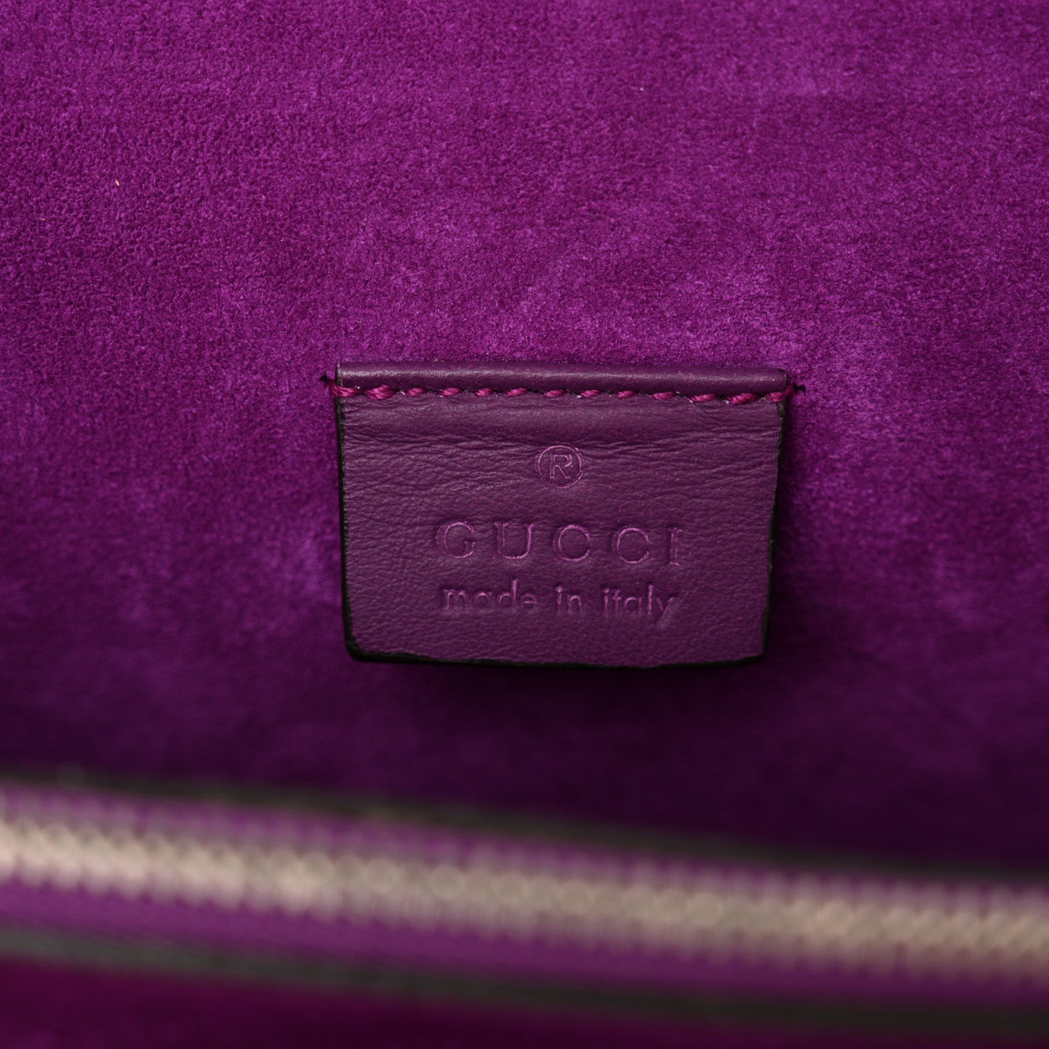 Gucci GG Supreme Monogram Suede Small Dionysus Shoulder Bag Purple 6 of 16