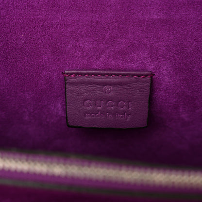 Gucci GG Supreme Monogram Suede Small Dionysus Shoulder Bag Purple 6 of 16