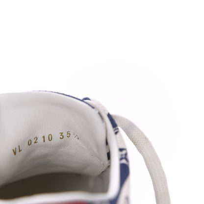 Louis Vuitton Canvas Escale Stellar Sneakers 35.5 Blue 9 of 9