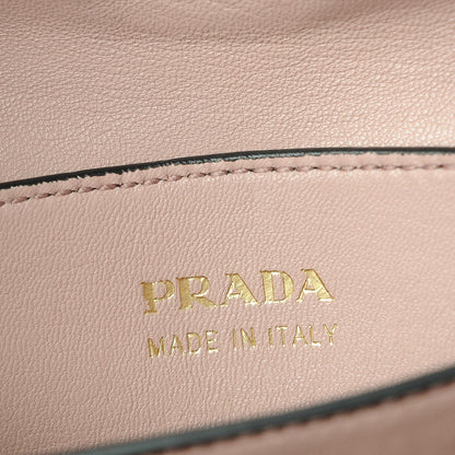 Prada Saffiano Cuir Medium Double Bag Black Mughetto 7 of 8