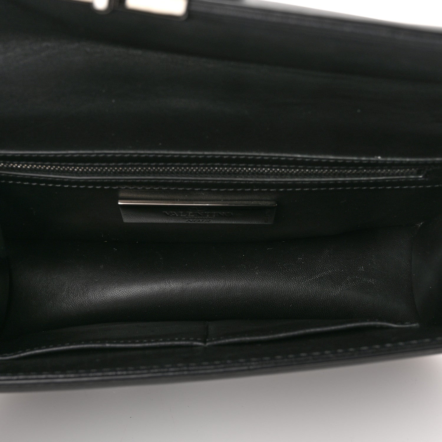 Valentino Garavani Vitello Medium Glam Lock Rockstud Flap Black 5 of 11