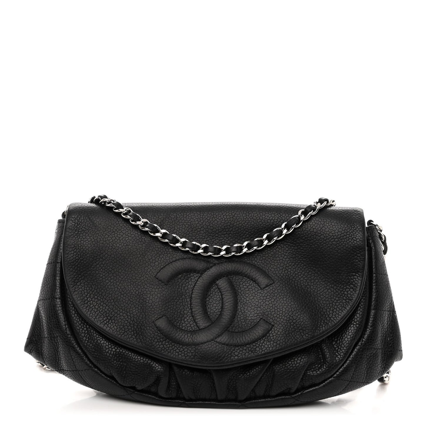 Caviar Half Moon Wallet On Chain WOC Black
