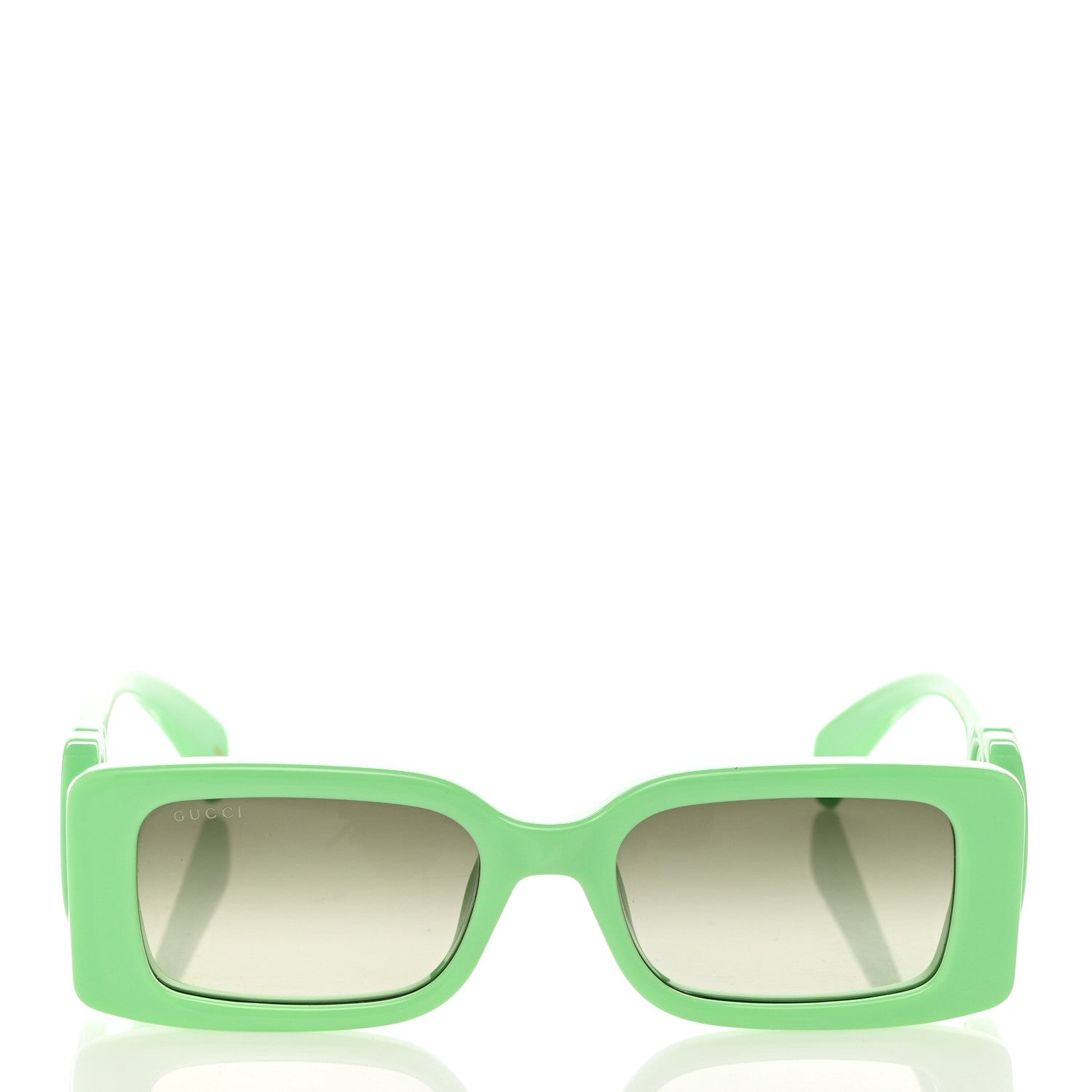 Gucci Chaise Rectangular Frame GG1325S Sunglasses Green 2 of 7