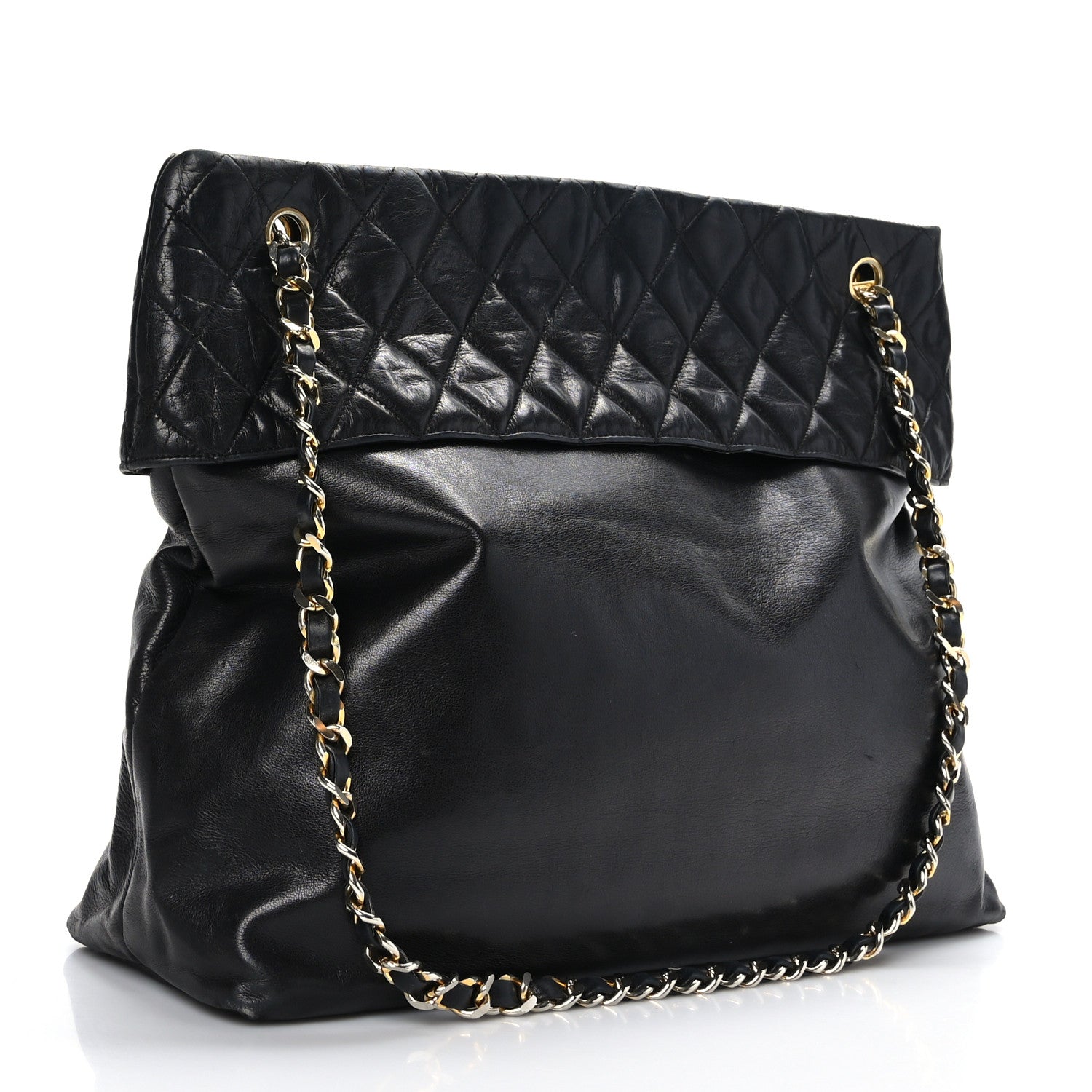 Chanel Lambskin Quilted Shoulder Bag Black 2 of 10