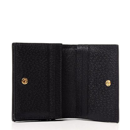 Gucci Calfskin Web Ophidia Card Case Black 4 of 9