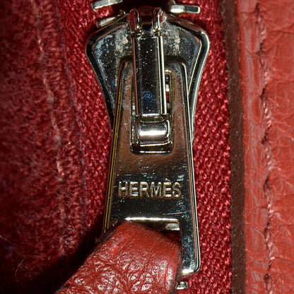 Hermes Taurillon Clemence Marwari PM Rouge Venetian 11 of 11