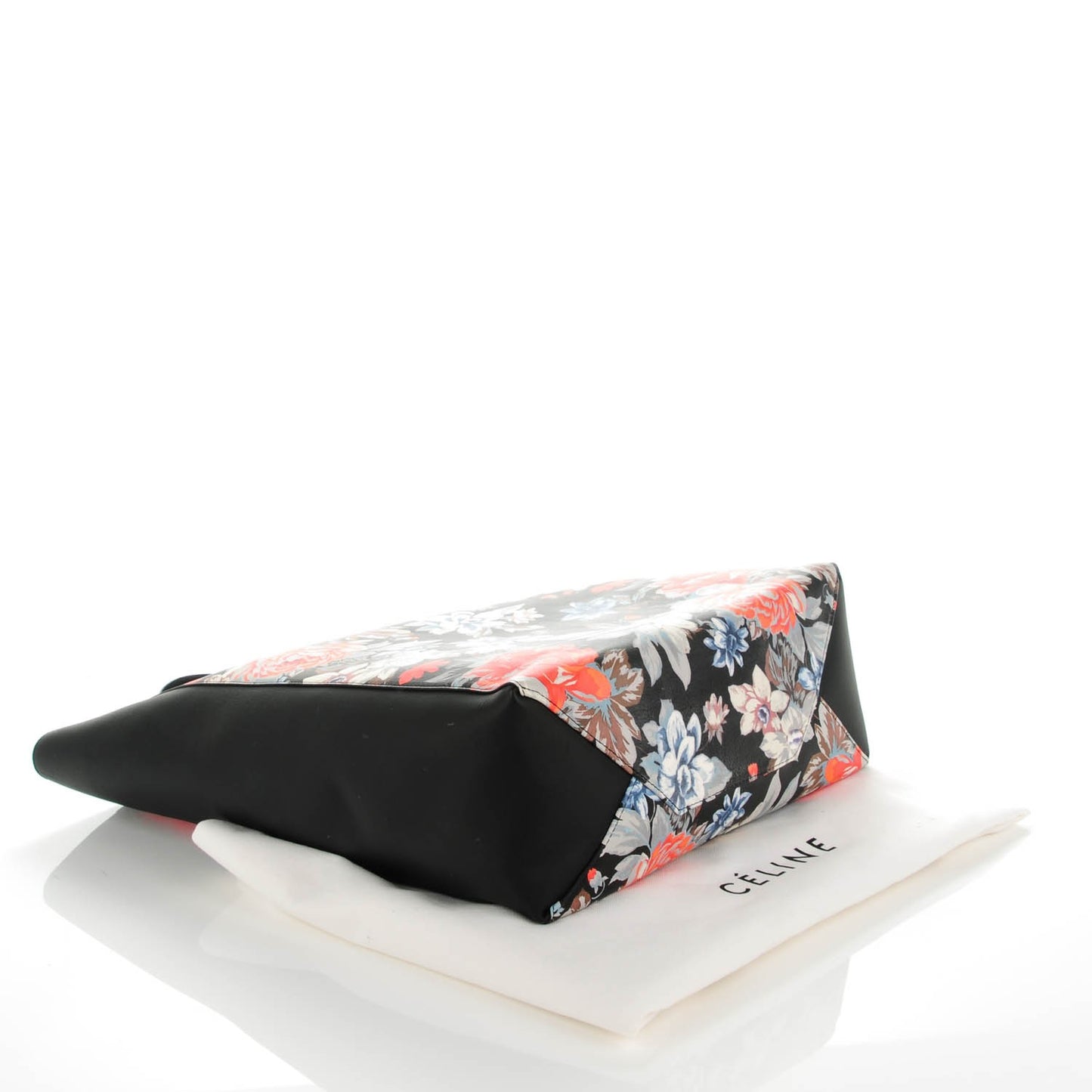 Lambskin Floral Printed Vertical Cabas Potiron