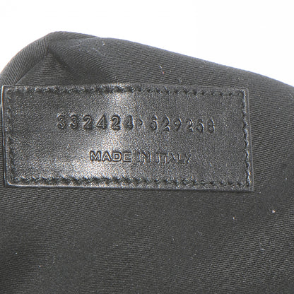 Saint Laurent Leather Studded Duffle 6 Black 5 of 9