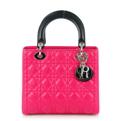 Christian Dior Lambskin Cannage Medium Tri-Color Lady Dior Pink 1 of 7