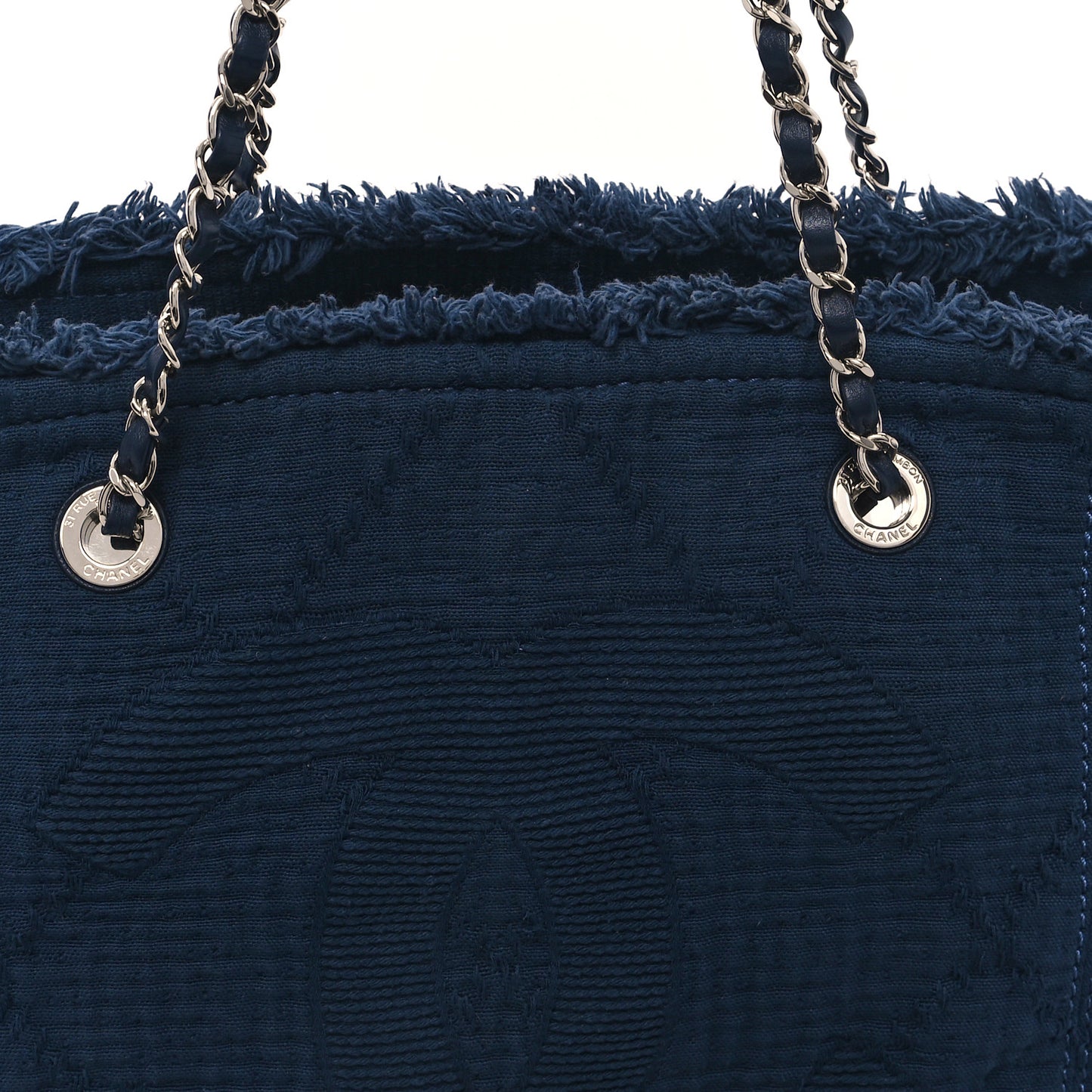 Canvas Small Double Face Tote Navy