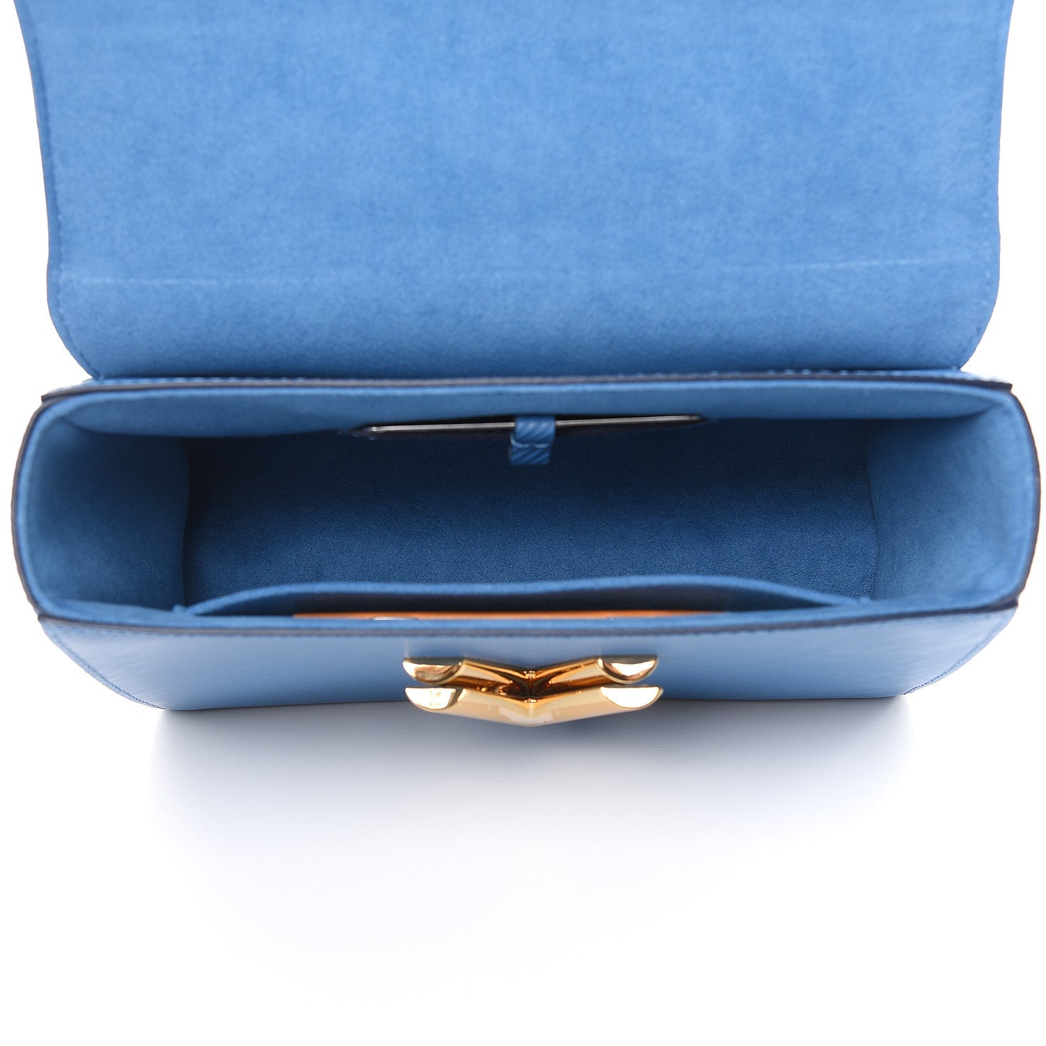 Louis Vuitton Epi Twist Shoulder Bag MM Blue Jean 7 of 9