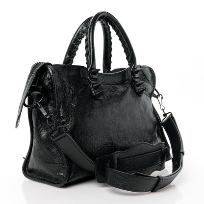Balenciaga Agneau Spikes Black Hardware S City Black 4 of 11