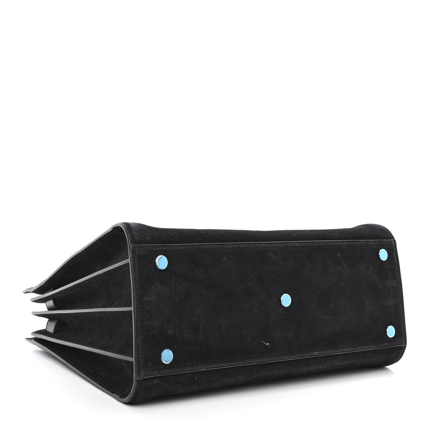 Suede Calfskin Small Sac De Jour Black