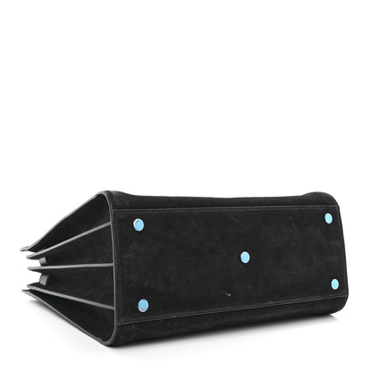 Saint Laurent Suede Calfskin Small Sac De Jour Black 4 of 10