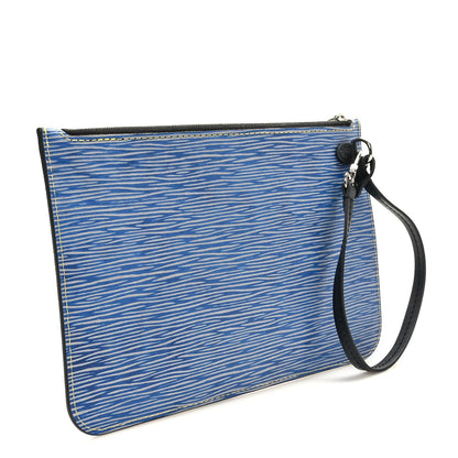 Louis Vuitton Epi Neverfull Pochette MM Denim Light 3 of 6
