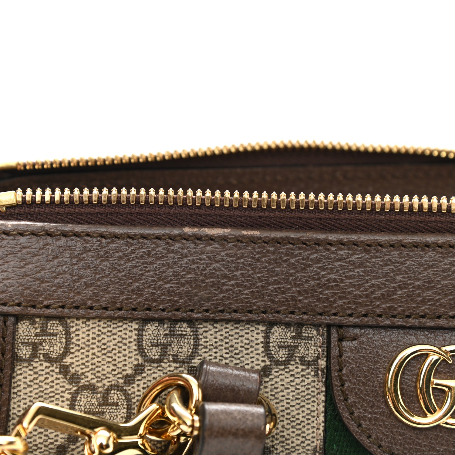 Gucci GG Supreme Monogram Small Ophidia Tote Bag Brown 14 of 17