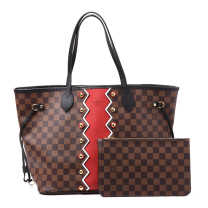 Louis Vuitton Damier Ebene Karakoram Neverfull MM 1 of 11