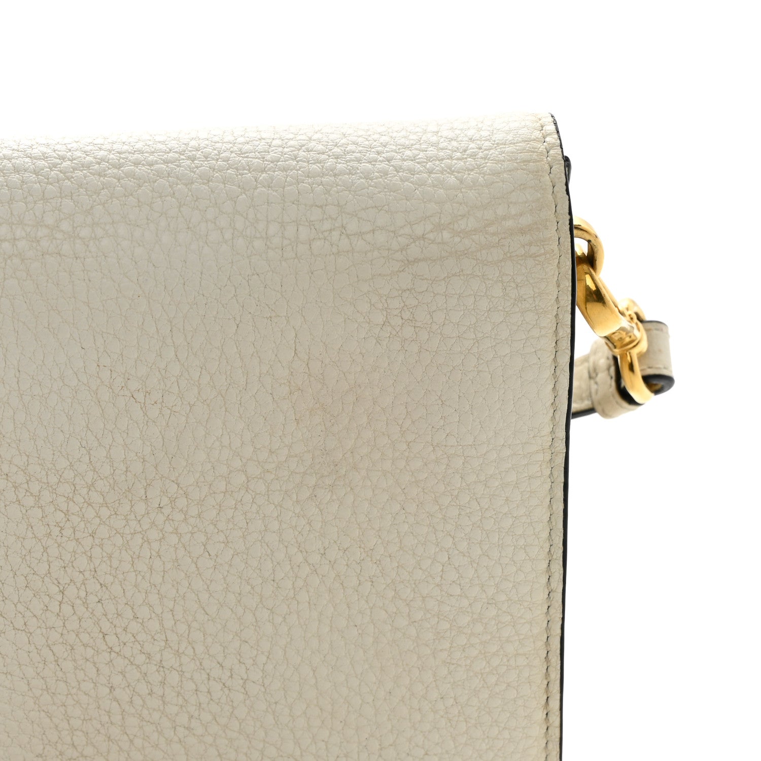 Prada Vitello Daino Crossbody Flap White 16 of 17