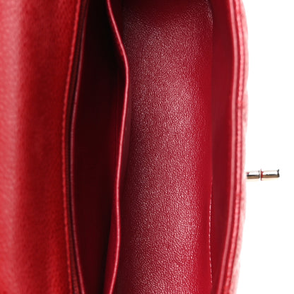 Chanel Caviar Quilted Mini Rectangular Flap Red 5 of 10