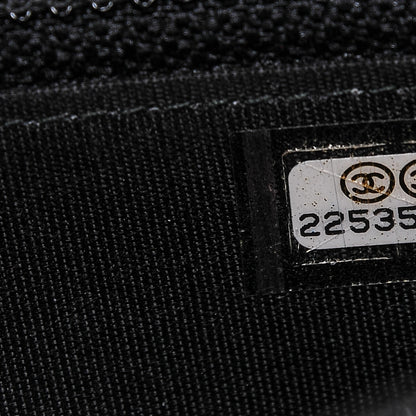 Chanel Caviar Quilted Small Boy Zip Around Wallet Black 8 of 8