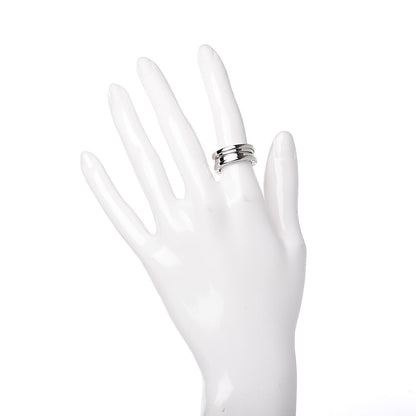 Bulgari 18K White Gold B.Zero1 Two-Band Ring 50 5.25 2 of 7