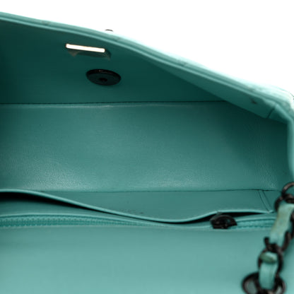 Chanel Lambskin Quilted Mini Rectangular Flap Turquoise 5 of 10