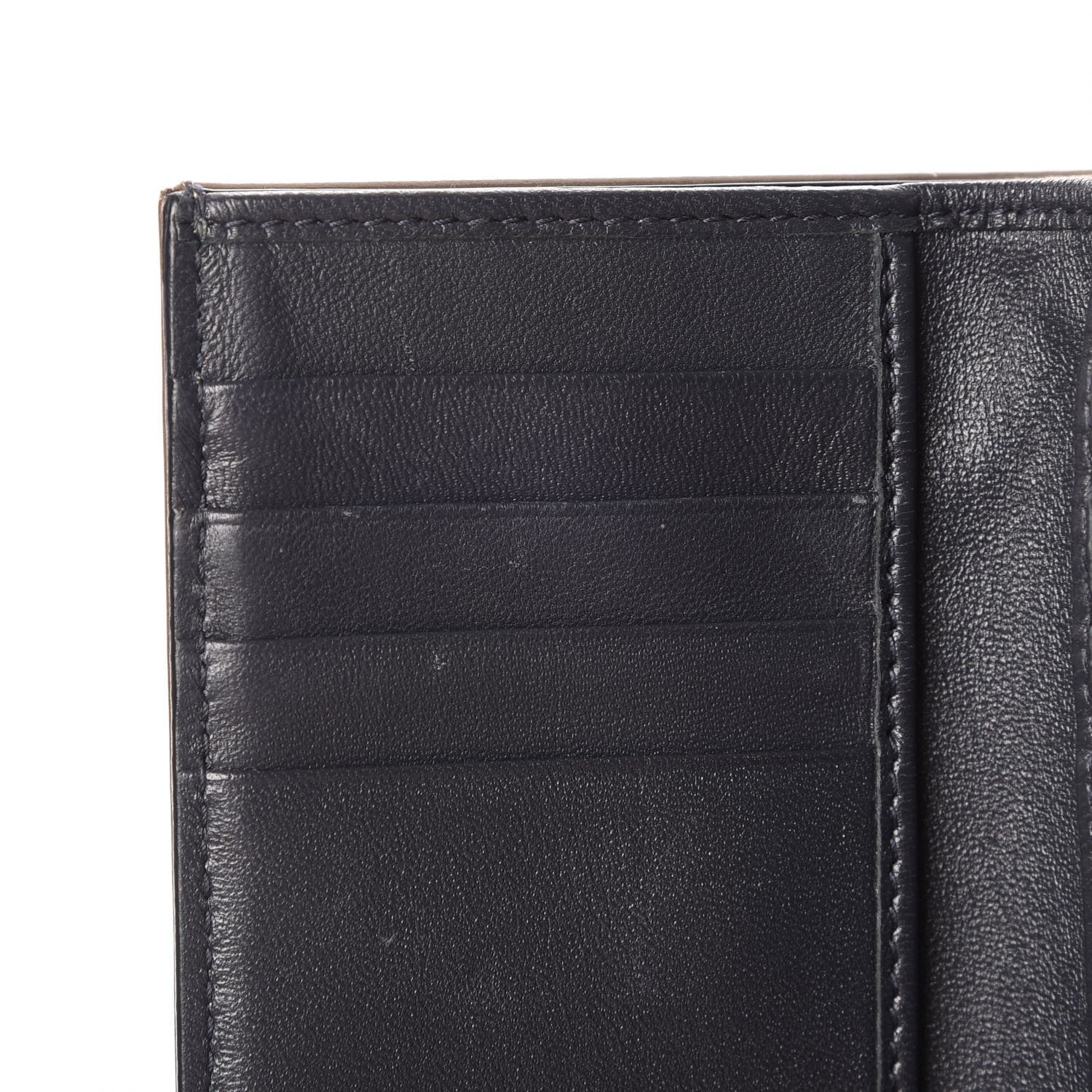 Christian Dior Metallic Patent Micro-Cannage Diorama Elancee Wallet Gold 8 of 10