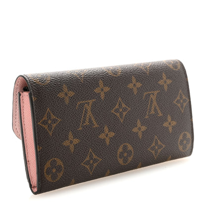 Louis Vuitton Monogram Emilie Wallet Rose Ballerine 3 of 7