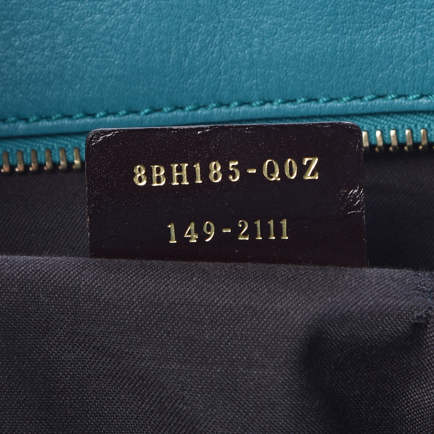 Fendi Pequin Vitello Medium Roll Tote Tobacco Lago 9 of 10