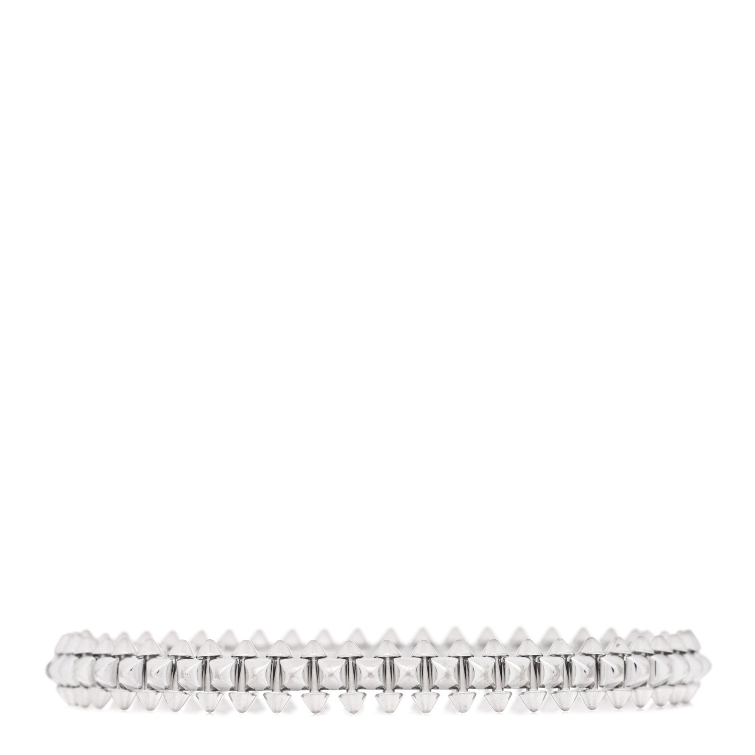 Cartier 18K White Gold Medium Clash De Cartier Bracelet 18 2 of 4