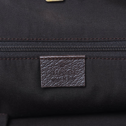 Gucci Monogram Large Abbey Tote Dark Brown 6 of 14