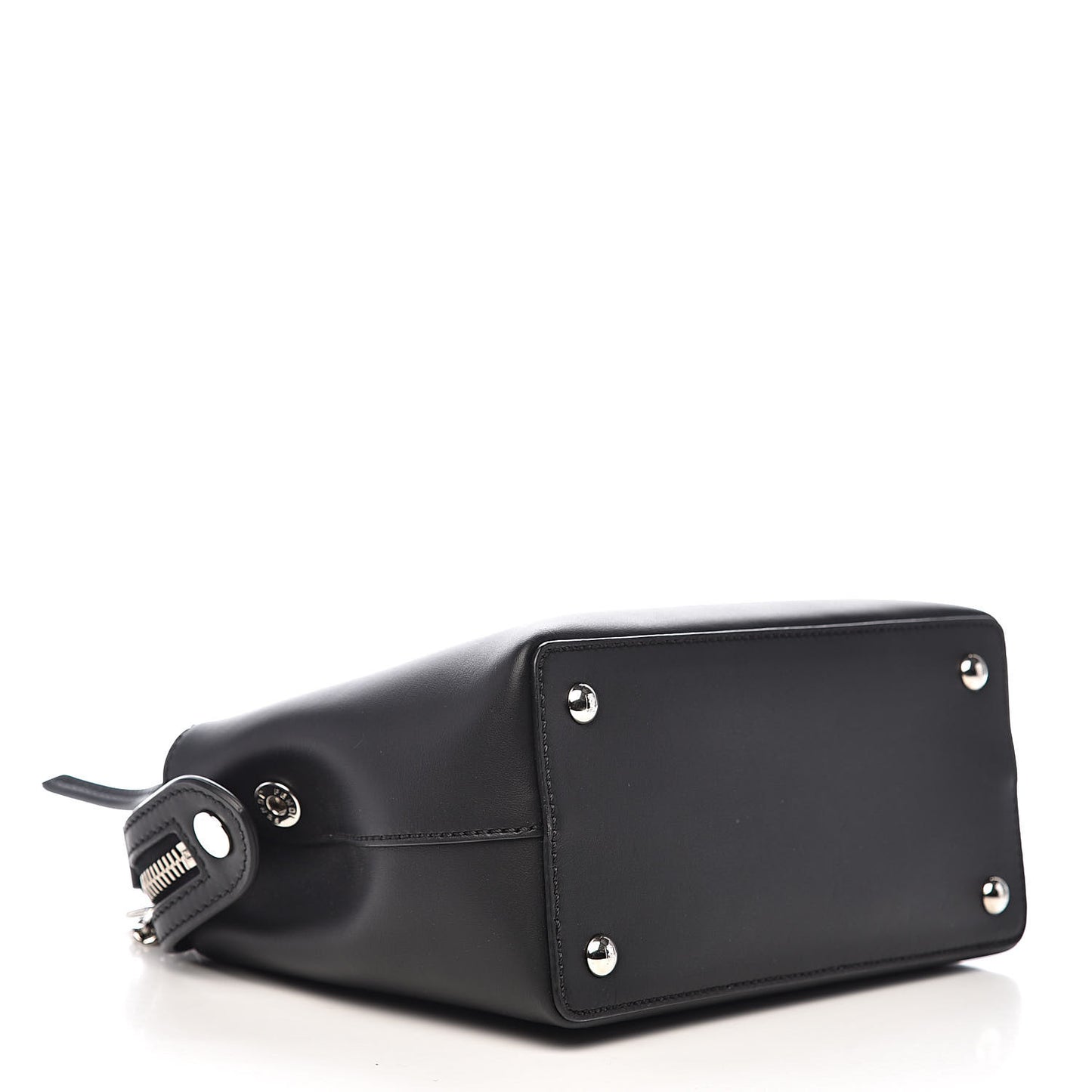 Vitello Baltico Hypnoteyes Studded Small Dotcom Click Chain Satchel Black