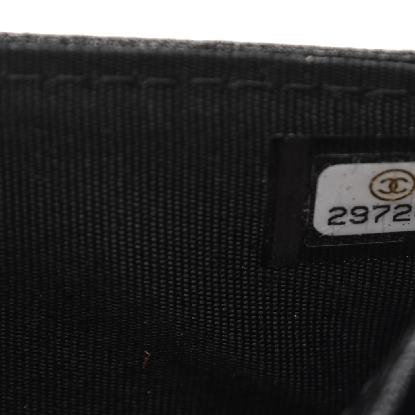 Shiny Goatskin Quilted Chanel 19 Flap Wallet Black