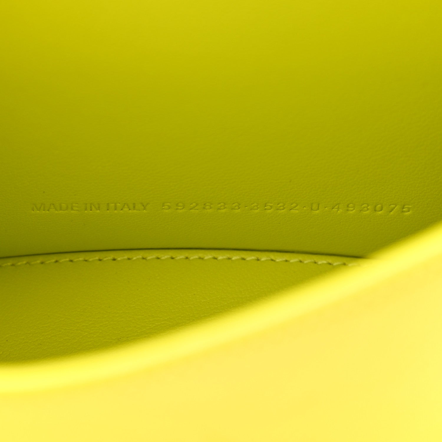 Balenciaga Grained Calfskin Hourglass Top Handle Bag XS Lime 7 of 9