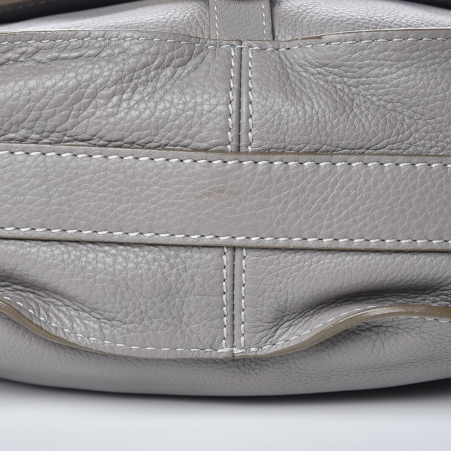 Calfskin Medium Marcie Round Crossbody Bag Cashmere Grey