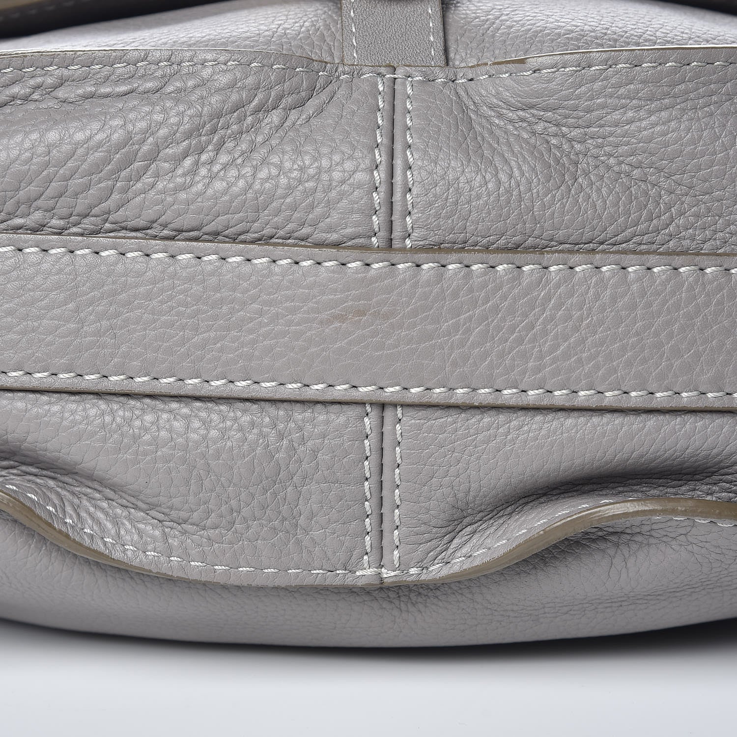 Chloe Calfskin Medium Marcie Round Crossbody Bag Cashmere Grey 11 of 12