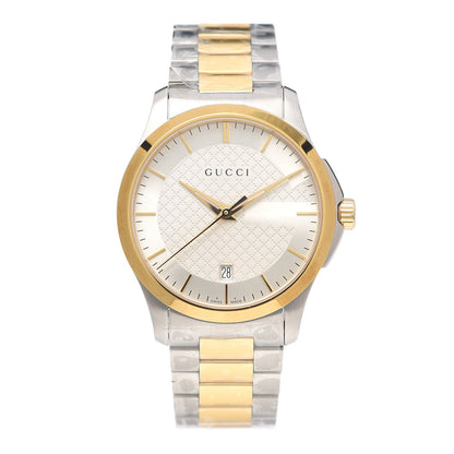 Gucci Stainless Steel 38mm G-Timeless Two Tone Quartz Watch 1 of 6