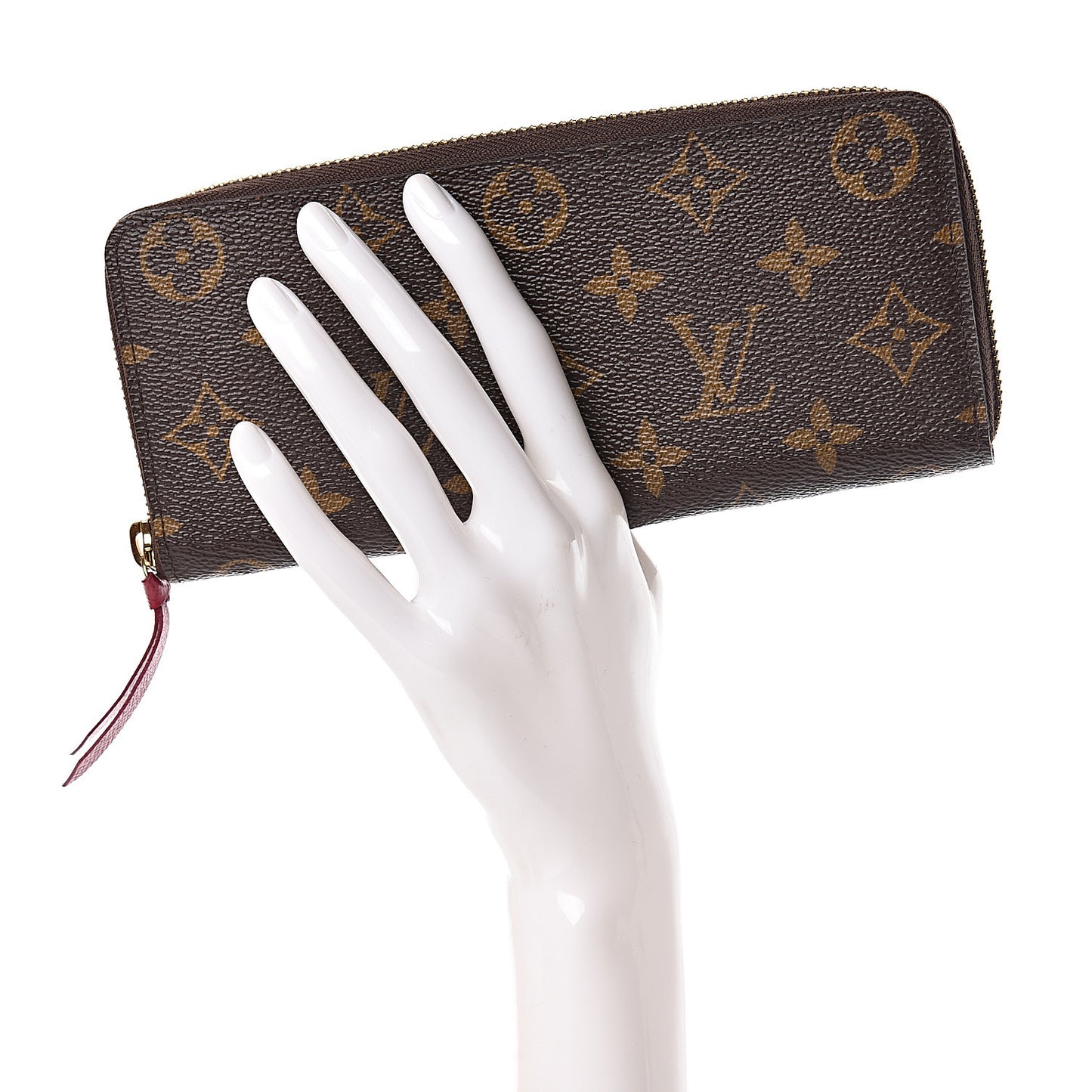 Monogram Clemence Wallet Fuchsia